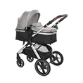 Baby Stroller VIOLA+ADAPTERS with pram body OPALINE Grey